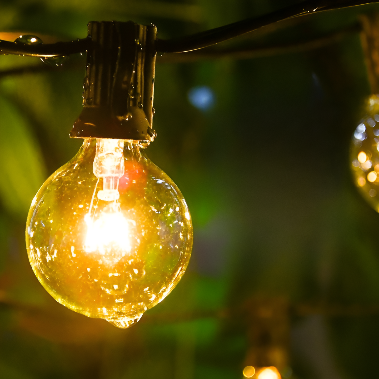 FairyFlicker String Lights - Lyxig terrassbelysning med vattentätt skydd