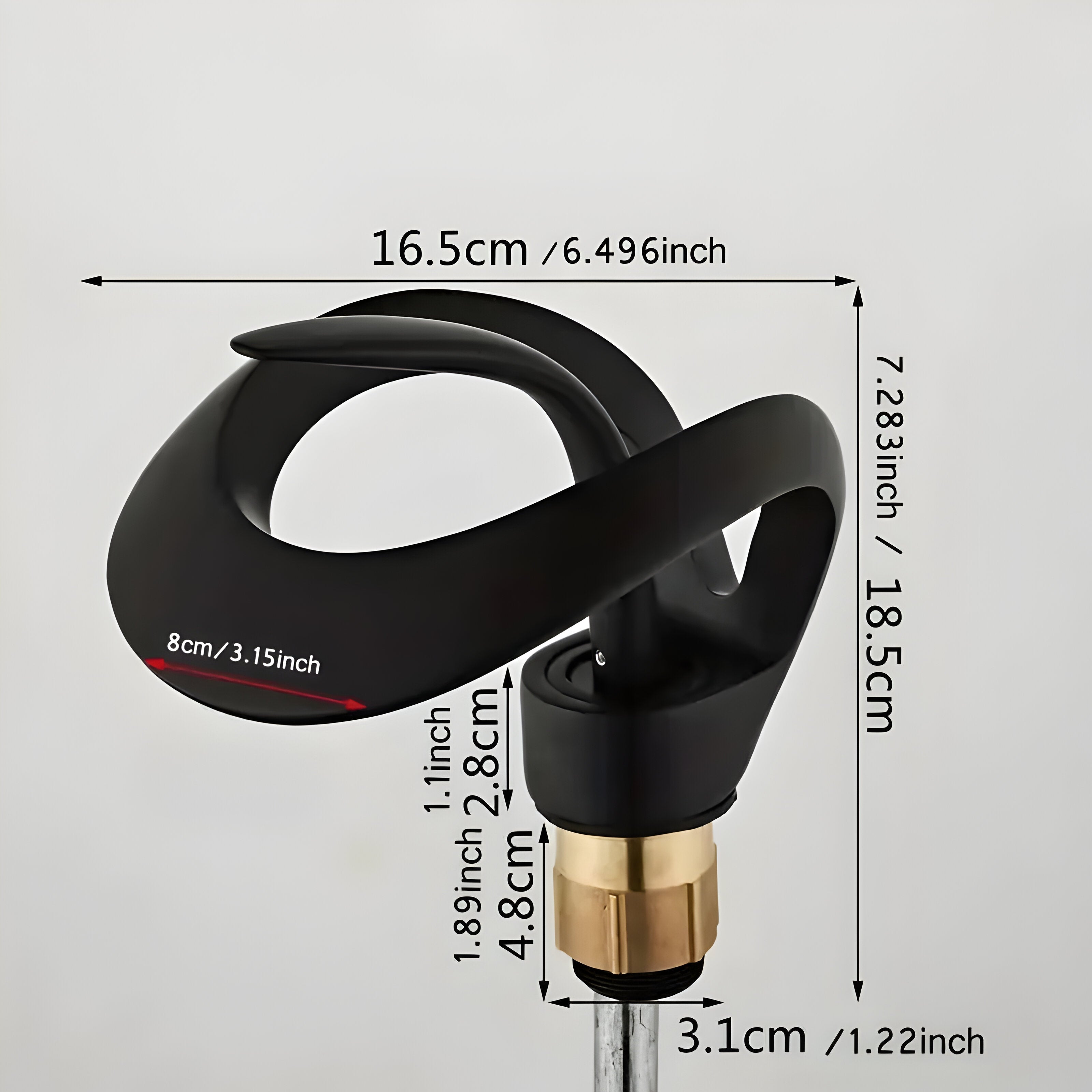 AquaGleam - Badrums-handfatarmatur Minimalistisk stil