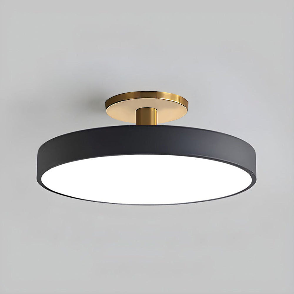 Modern Flush Mount Ceiling Light | 5.9×11.8–23.6 in | LED Rund Armatur | Hårdvara + Akryl | Brick by Brick
