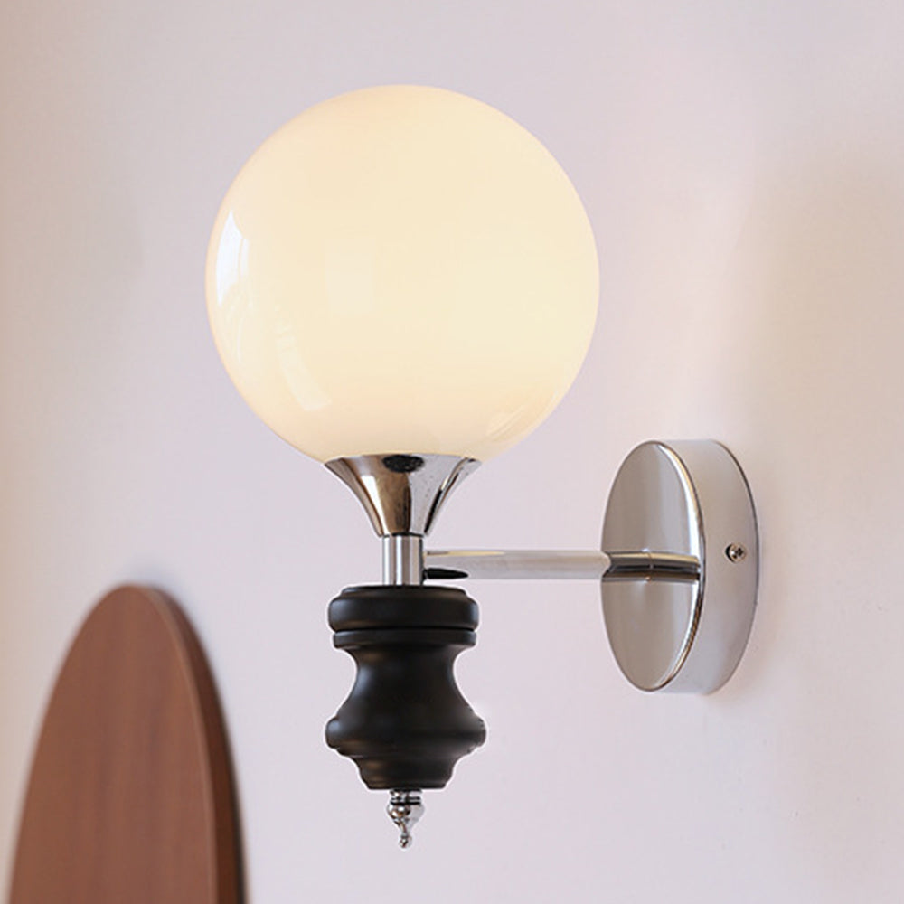 Fransk Medeltida Vintage Bauhaus Vägglampa