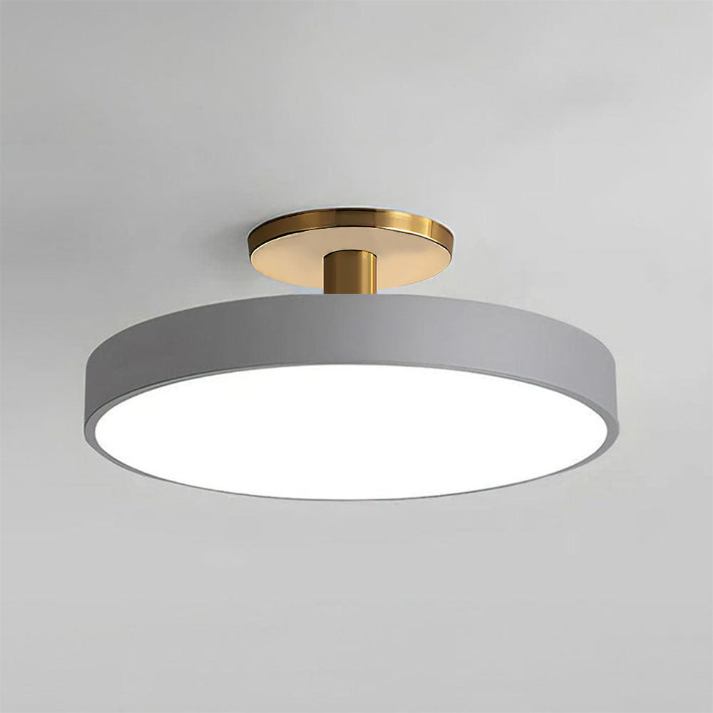 Modern Flush Mount Ceiling Light | 5.9×11.8–23.6 in | LED Rund Armatur | Hårdvara + Akryl | Brick by Brick