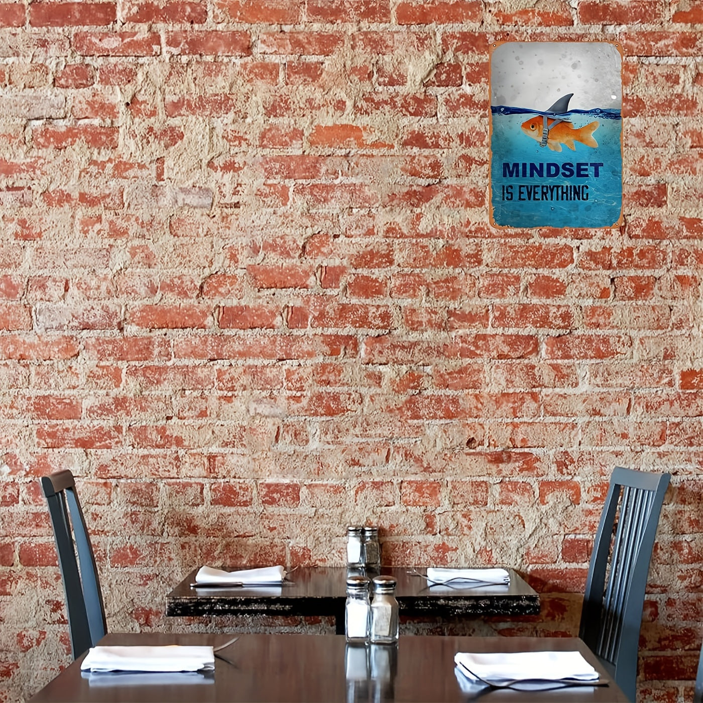 Motivational Metal Sign – För Inspiration i Varje Rum