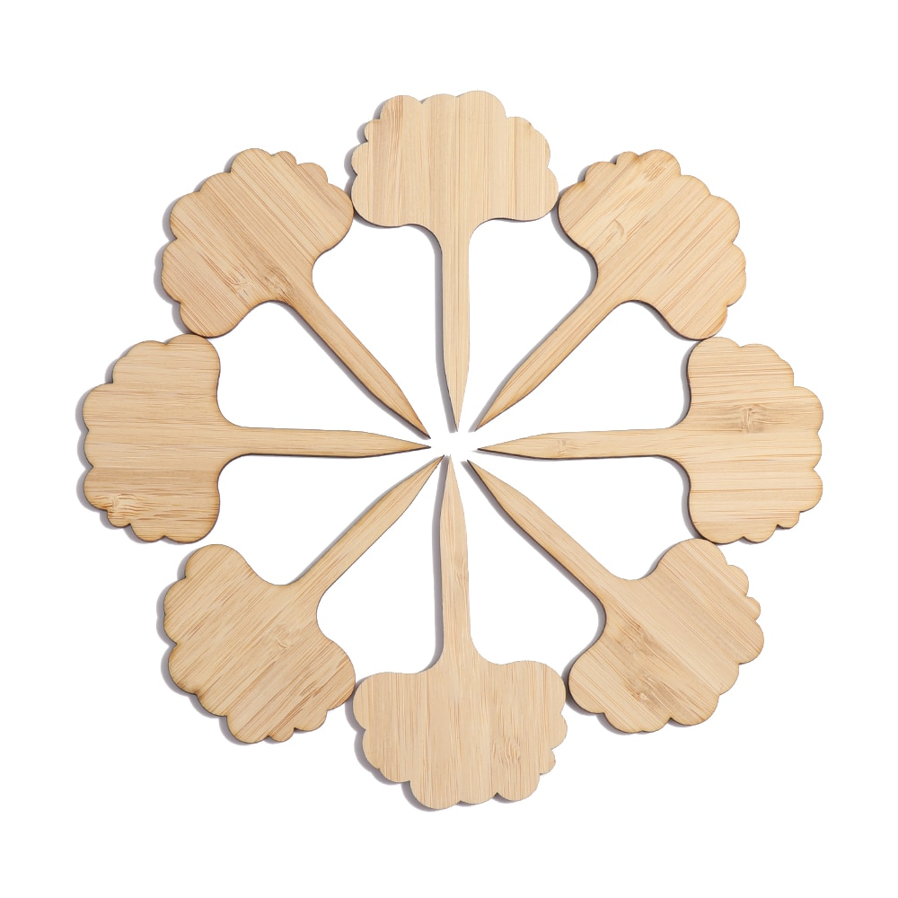 Trädsignalering i trä för trädgård och balkong – Åter skrivbara etiketter för örter och växter