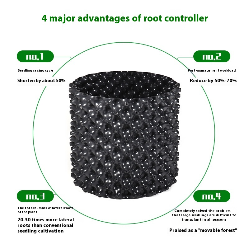 Rotkontrollapparat för växter och landskapsdesign för att främja hälsosam tillväxt