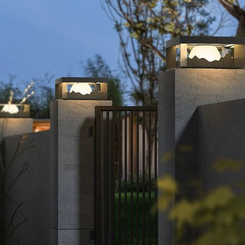 Carvallo - Solcellsdriven utomhusvägg- och golvlampa med modern design