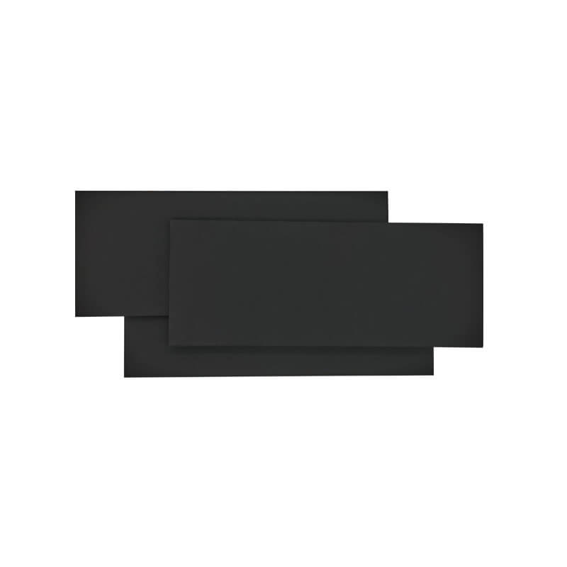 Minimalistisk fyrkantig, staplad LED-vägglampa i aluminium