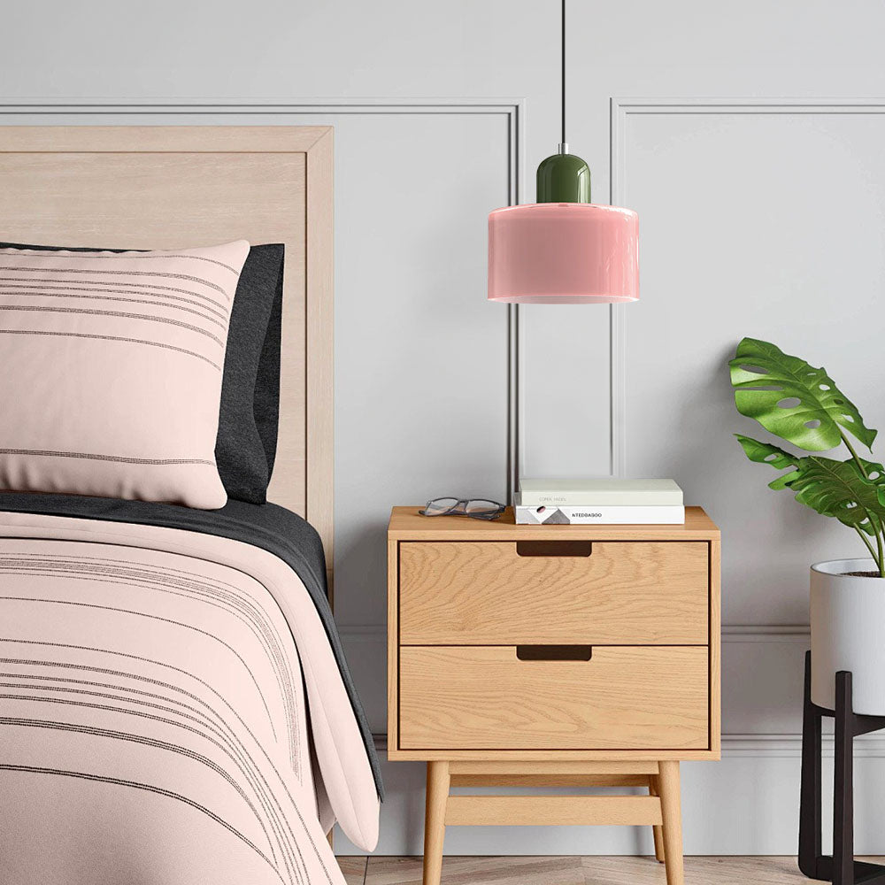 Bauhaus Glas Hänglampa | Modern Klotdesign | Justerbar Taklampa | Brick by Brick