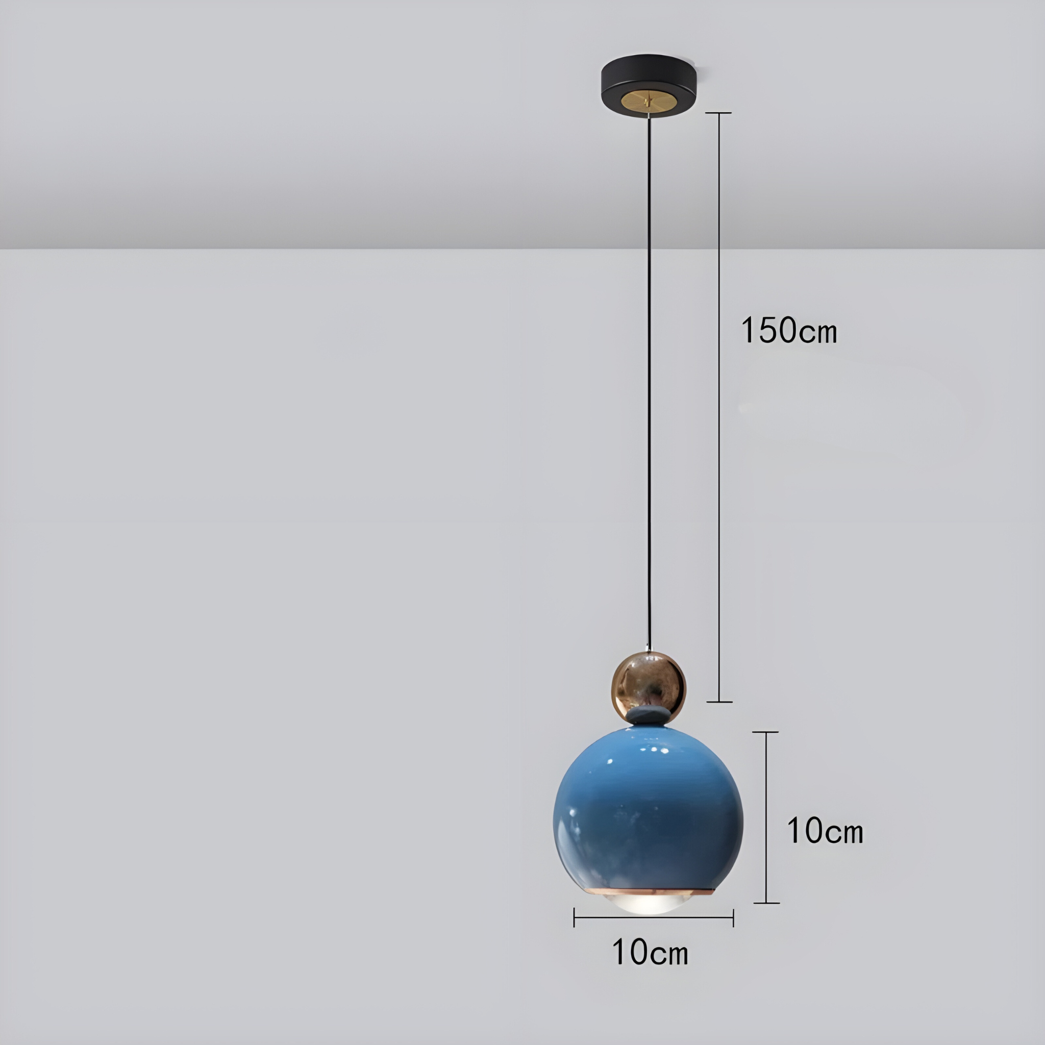 AcrylicSphere Light - Nordisk sfärisk taklampa
