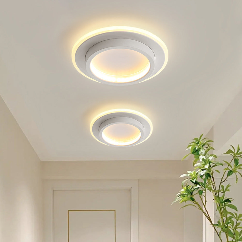 Elegant LED Hallway Ceiling Lamp | 8.3" eller 9.4" Metall & Akryl Armatur | Energisparande | Brick by Brick