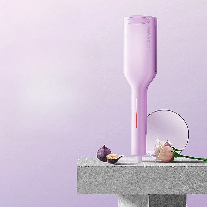 Carvallo WaveLiss Pro | Djupvåg Curlingtång 3.2/3.6 cm | Turmalin-keramik & jonteknologi | Anti-skållning & Snabbuppvärmning