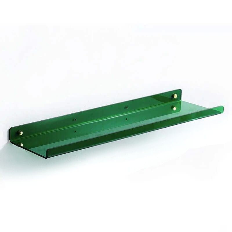 RetroCraft – Svävande utställningshylla med 80-talsinspirerad design och transparent struktur