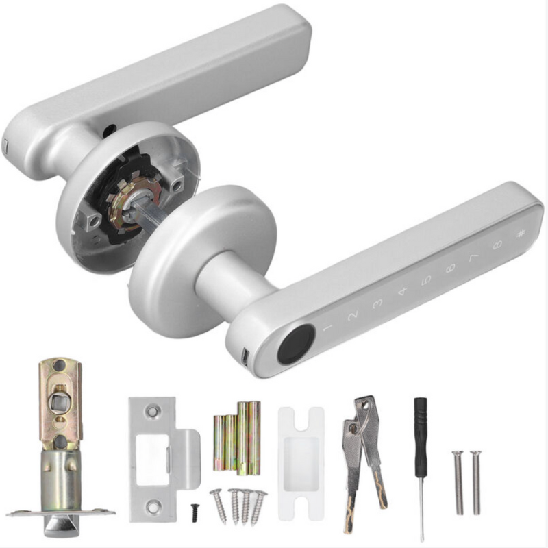 Smart Dörrknopp med Fingeravtryck - Säkerhet och Bekvämlighet i Ett