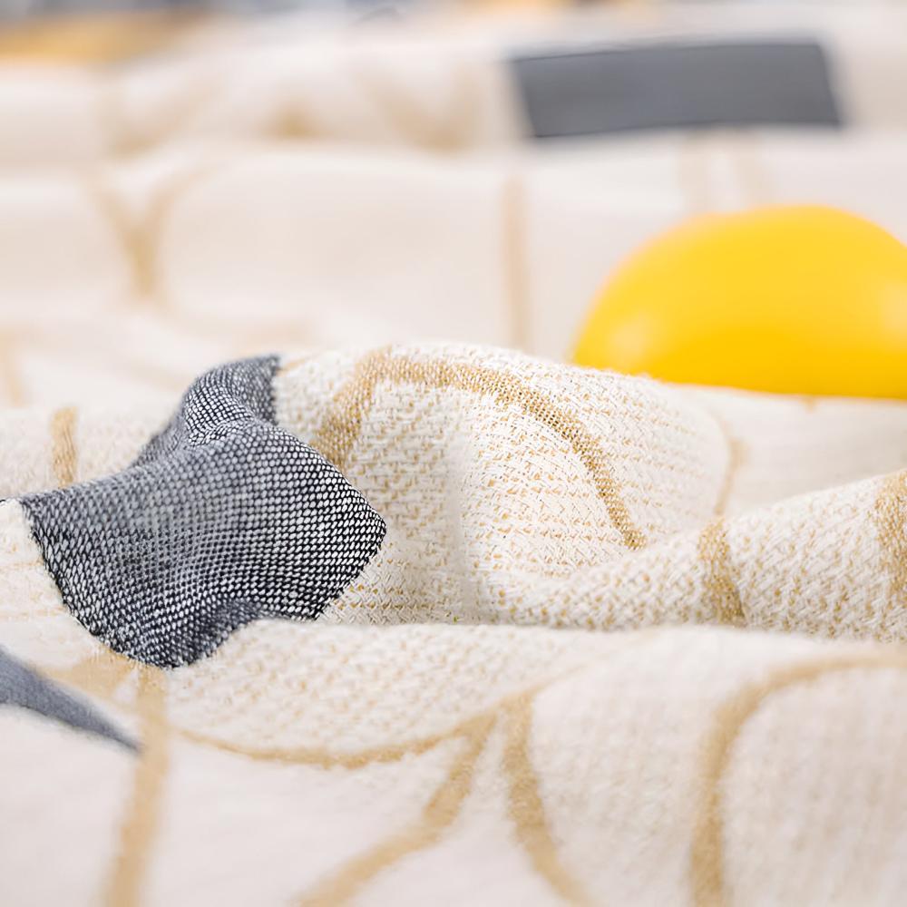 Poker Mönster Bomull Filt