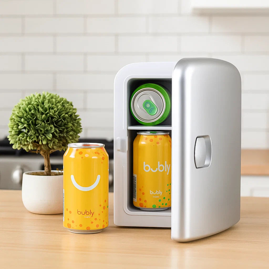 Mini Kylskåp Bärbar Dryck Küler Värmare 4L