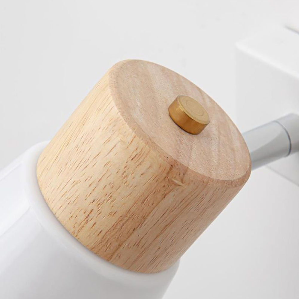 Ozawa Nordic LED Vägglampa Trä/Glas Vardagsrum/Matsal Vit