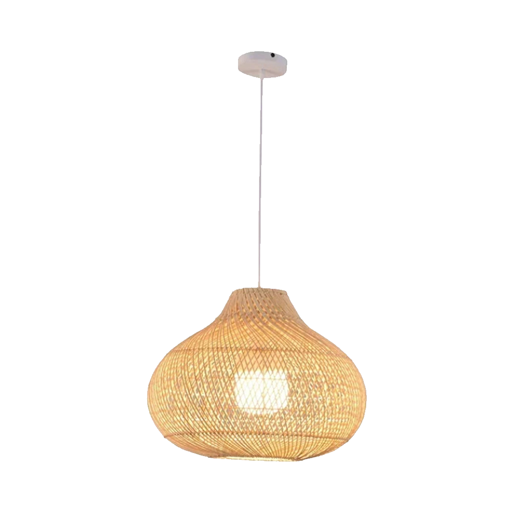 Boho Naturlig Handgjord Ö-lampa