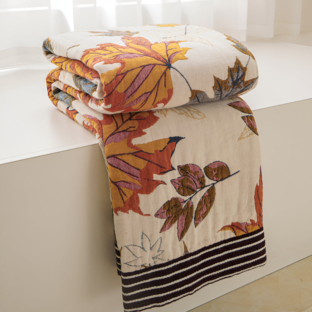 Lönnblad bomullsfilts