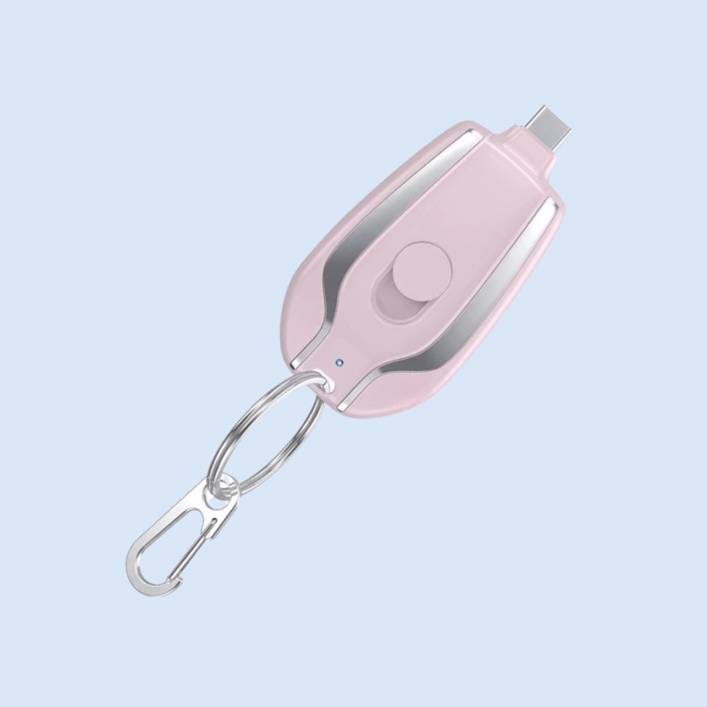 PowerLink – Kompakt nyckelringsladdare med snabb aktivering och inbyggd laddkontakt