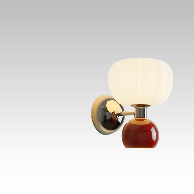 PumpkinLicht - Modern LED Vägglampa med Dubbel Huvud för Vardagsrum och Sovrum