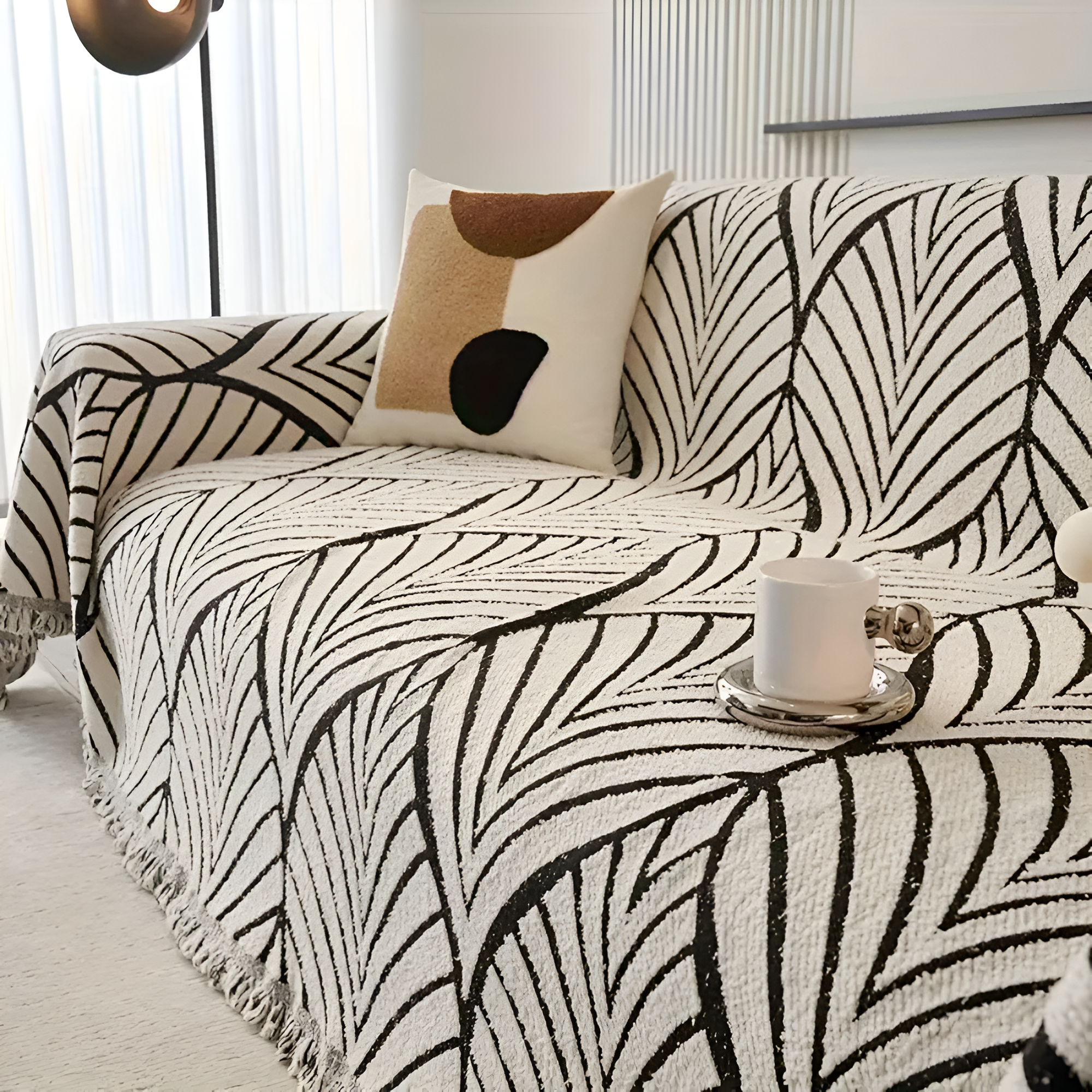 Modern Lönnblad Sofföverdrag