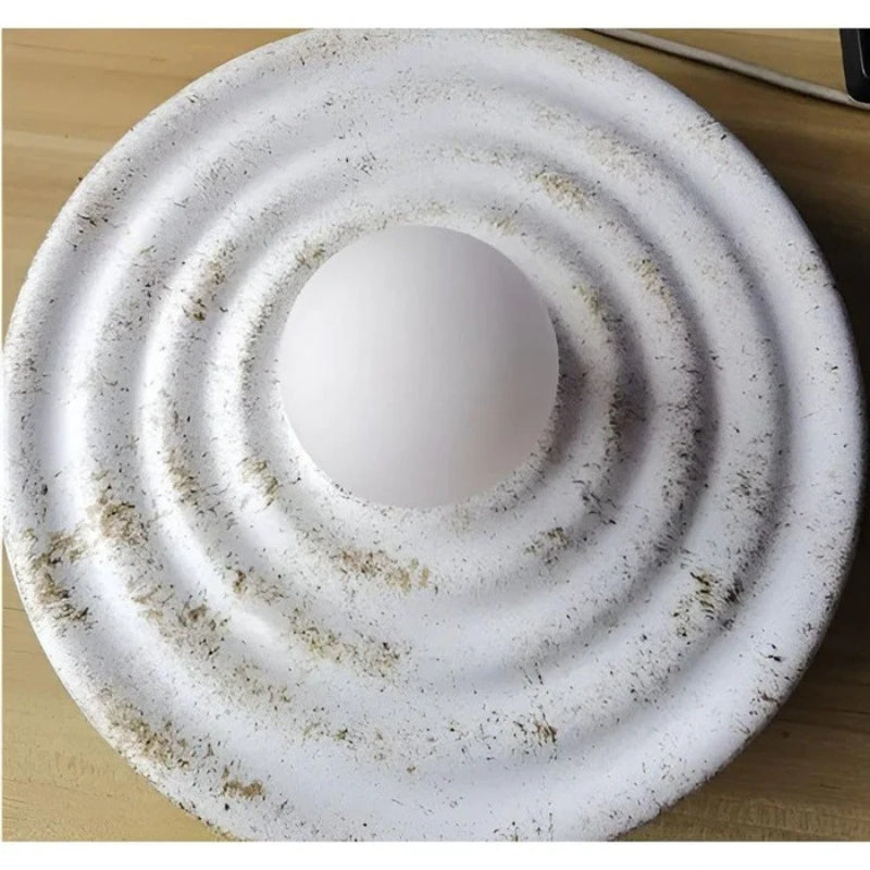 NovaHalo – Vägglampa i Wabi-Sabi Stil med Vågtextur