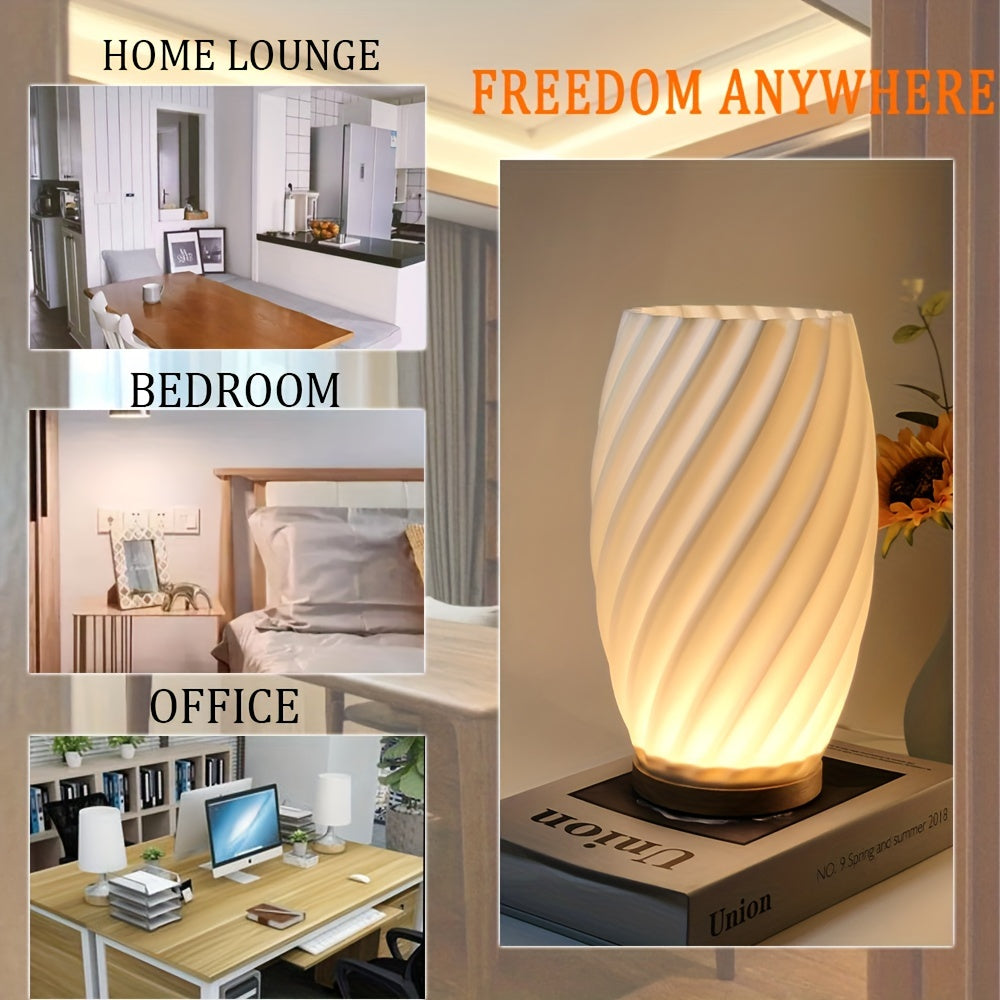 ModiLamp - Modern USB Bordslampa med 3-Färgers Belysning och Chic Design