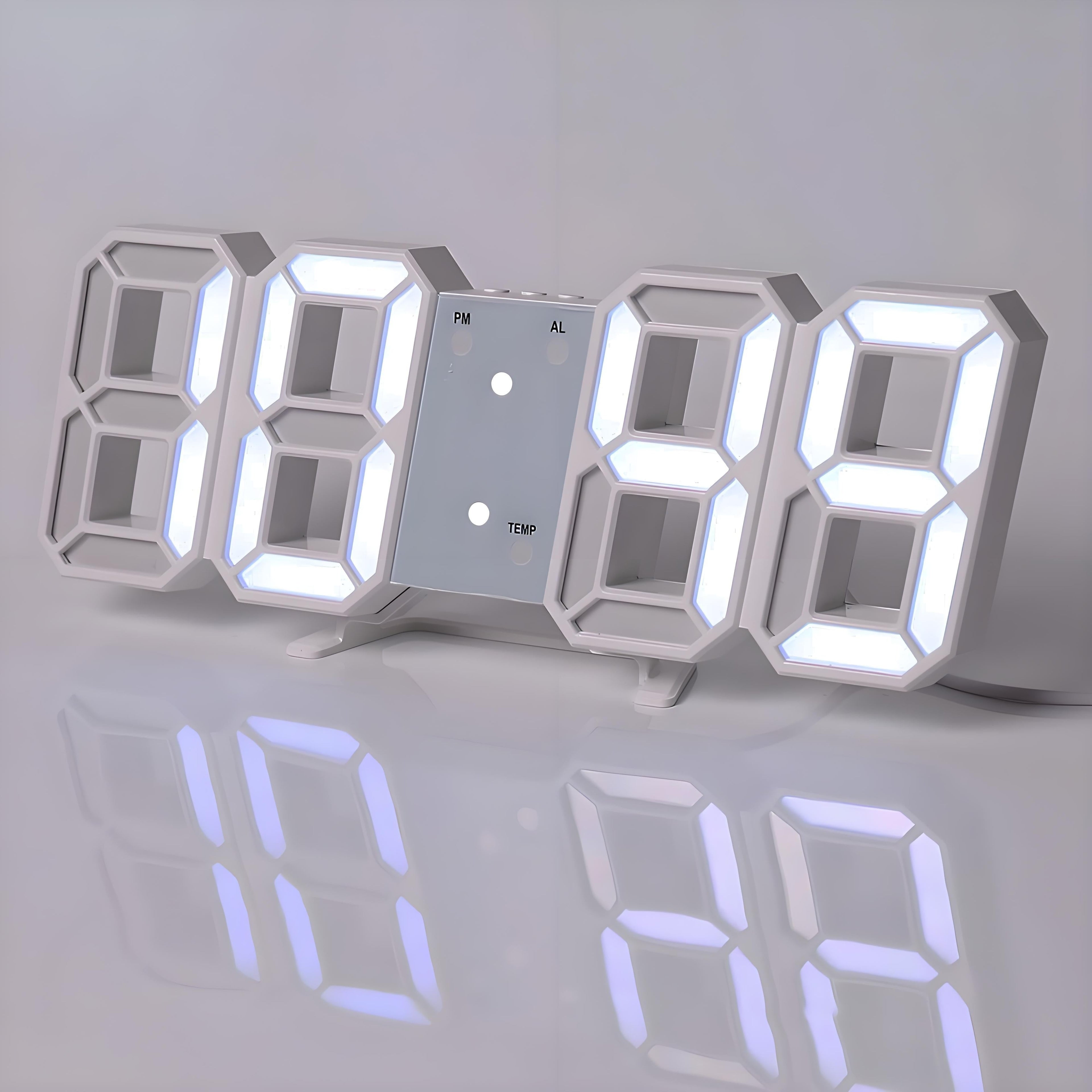 TimeSphere LED 3D Digital Klocka med Kalender och Temp Display