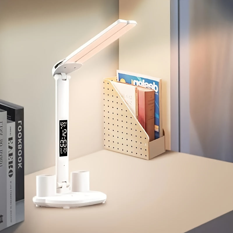 Justerbar LED Skrivbordslampa - För Perfekt Belysning och Bekvämlighet