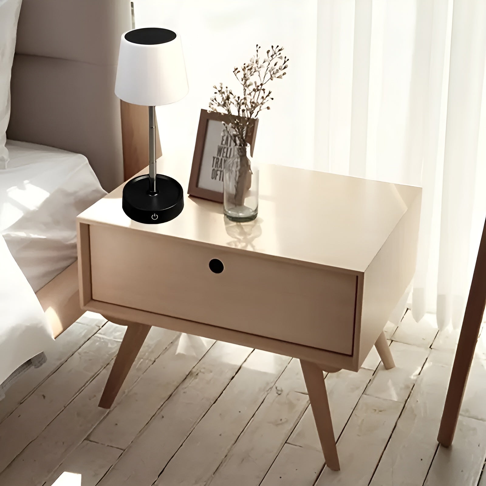 GlowLume Light - Återuppladdningsbar Touch-LED-bordslampa