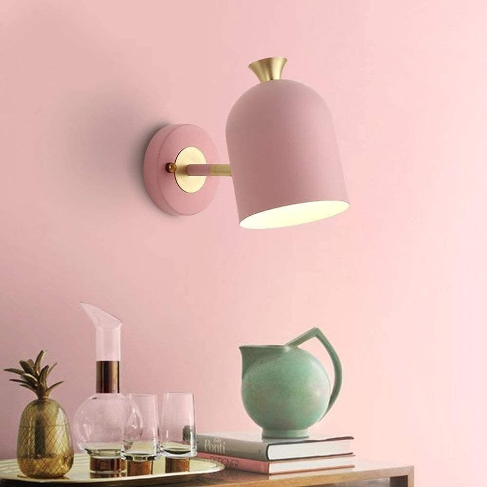 Dekorativ järnvägglampa | 9.84"× 7.87" | Enkel glödlampa belysning | Metall väggmonterad ljus | Brick by Brick