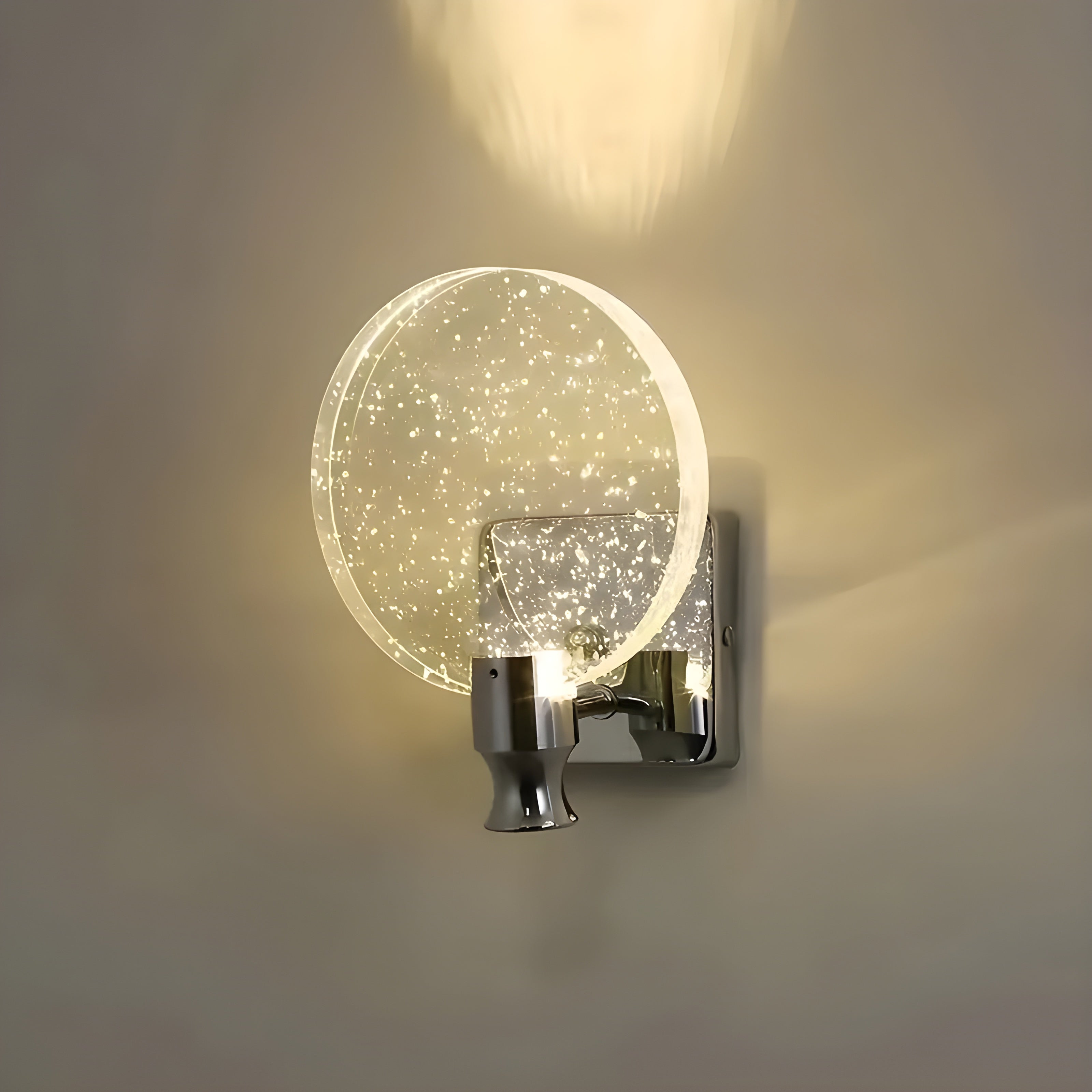 AuroraCrystal Light – Elegant Väggmonterad Kristallbelysning