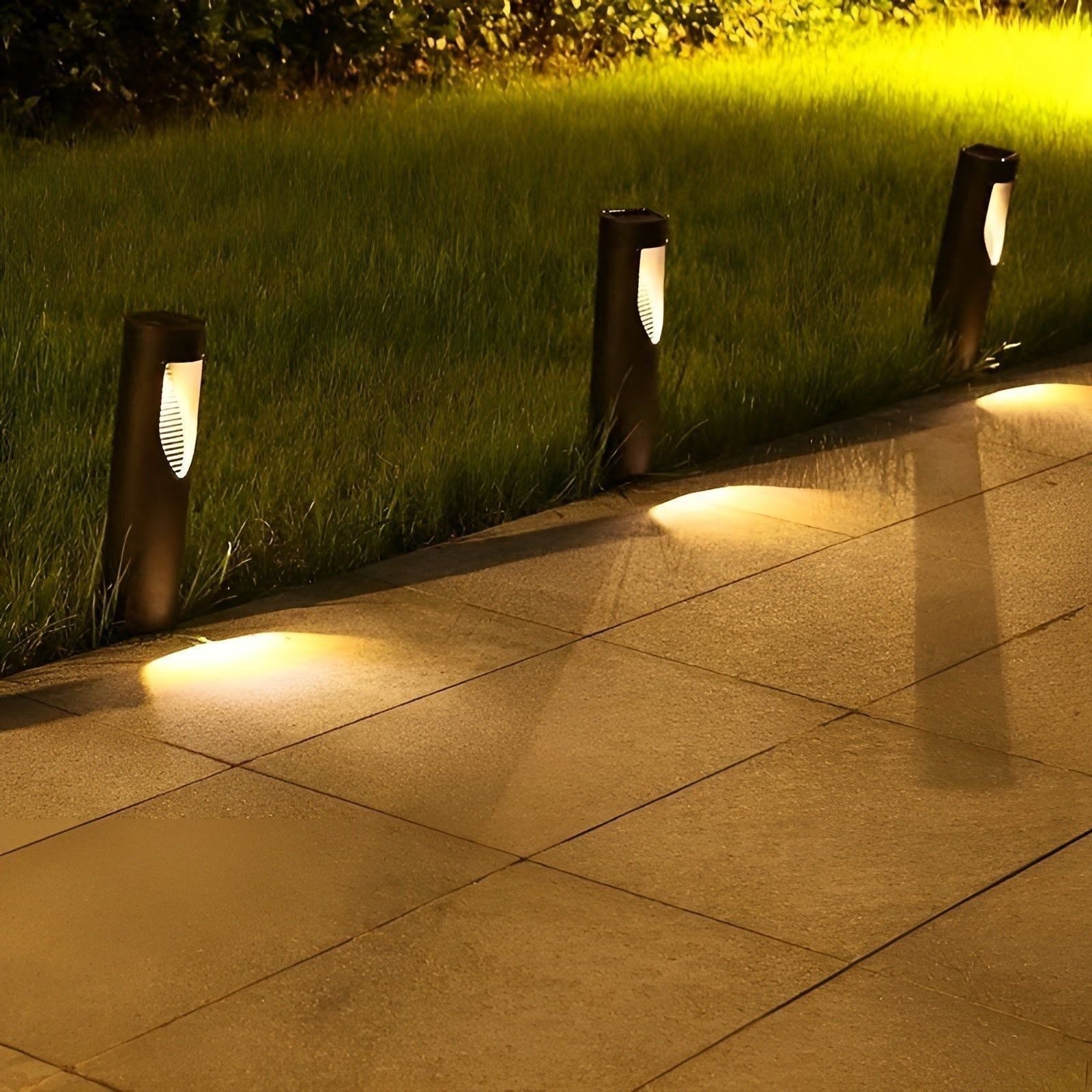 GlowAperture Light - Dekorativ vattentät solcylinder utomhus LED-gräsbelysning