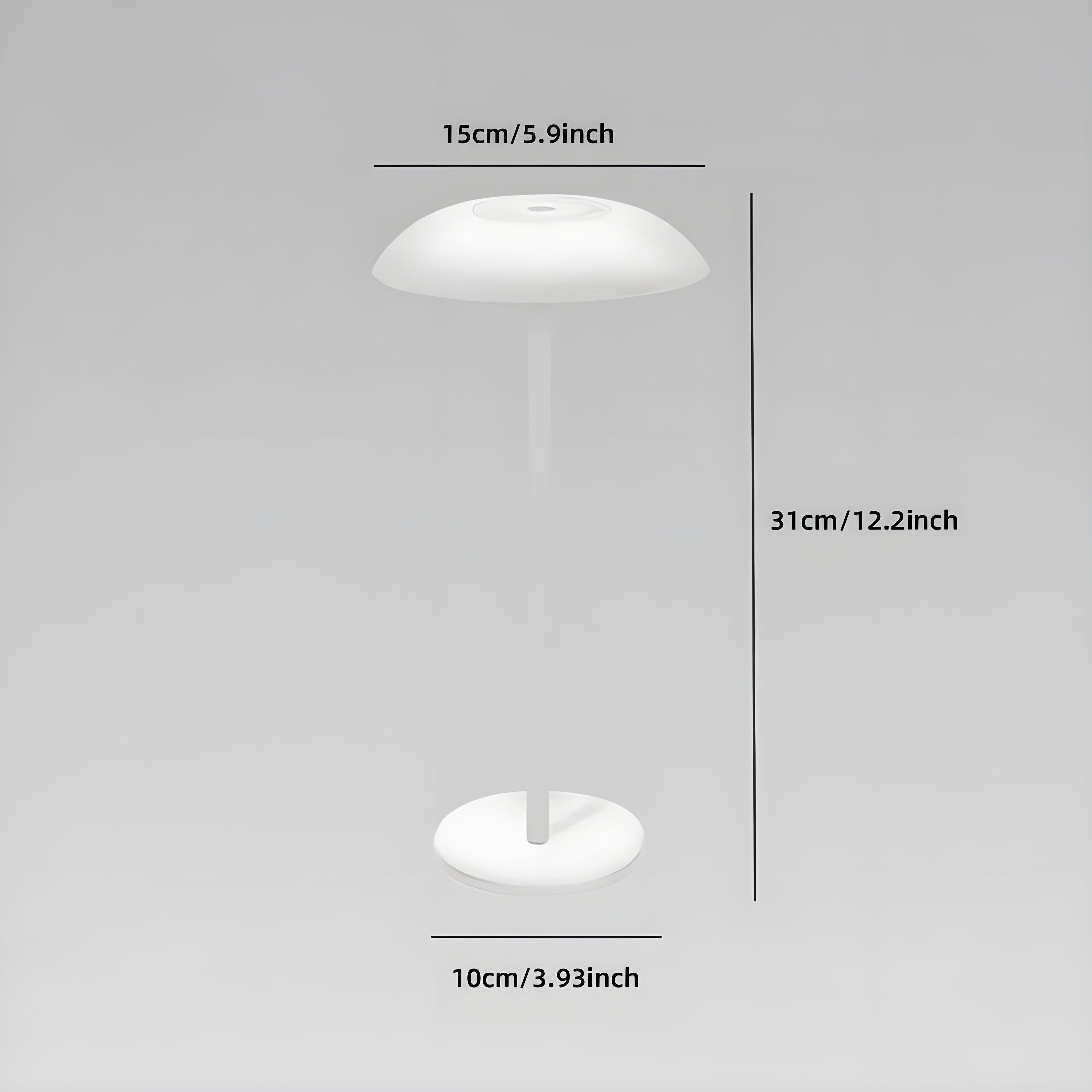 AmberHalo Lampa - Retro USB-laddad LED Touch Skrivbordslampa