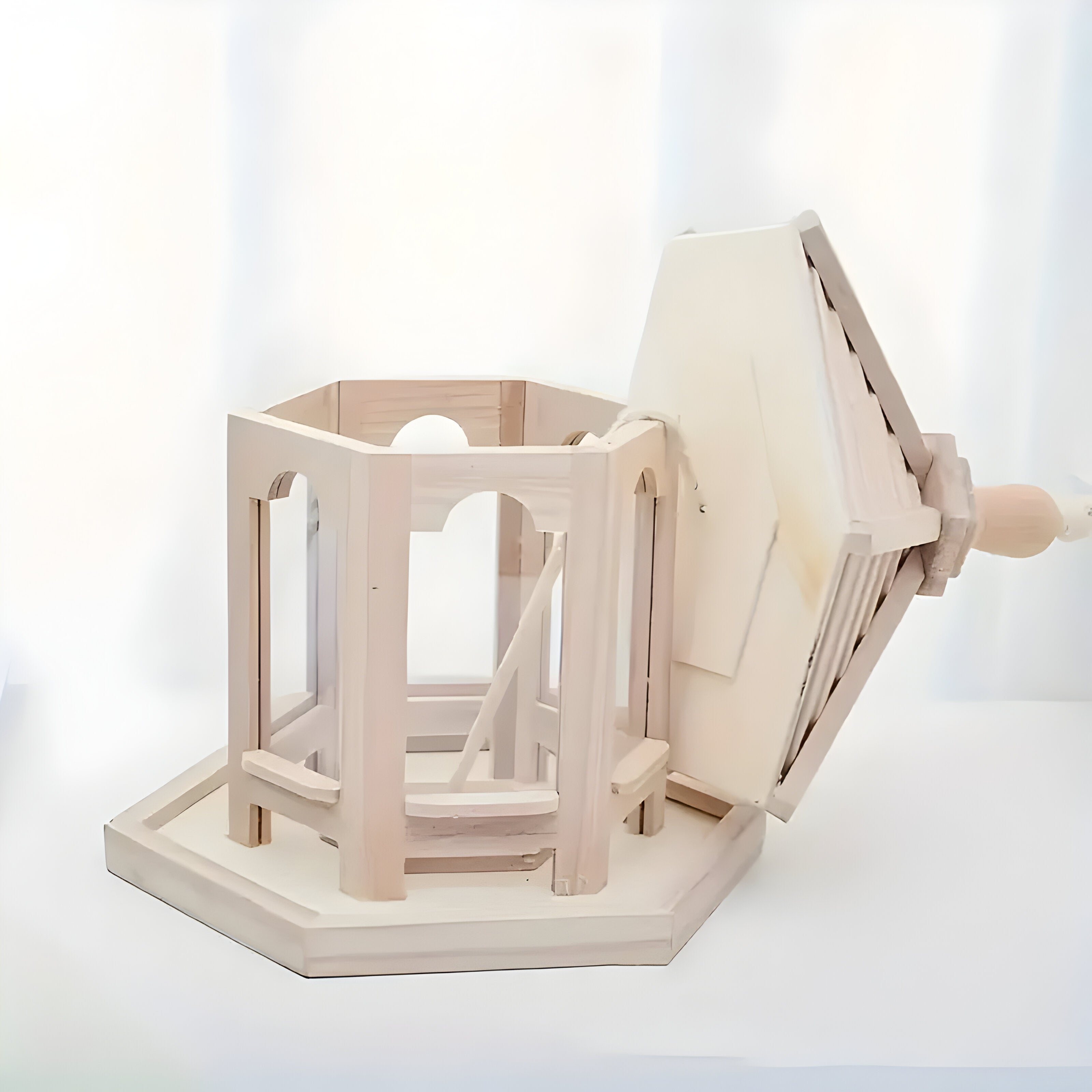 SkyPerch Bo free - Målningsbar trä hängande fågelhus