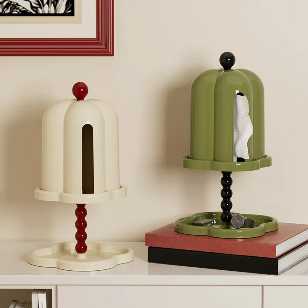 OrganizePro – Vävbok med skyddande kupollock och gömt förvaringsutrymme