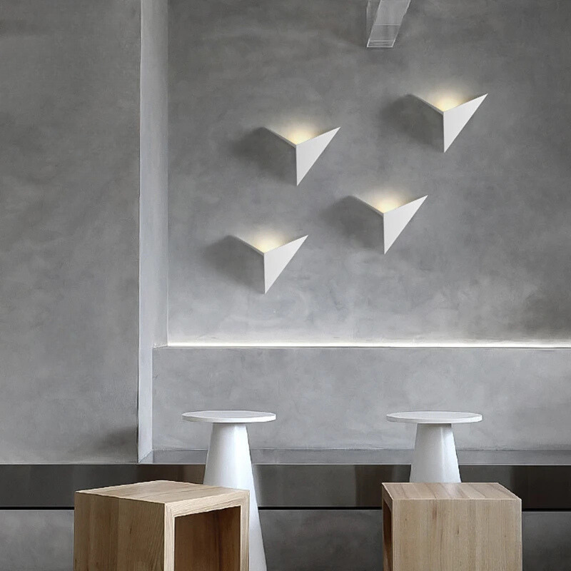DriehoekLjus - Minimalistisk LED Vägglampa 3W | Innerv lighting
