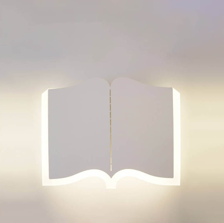 LichtHaus - Bokformad LED-vägglampa med järn