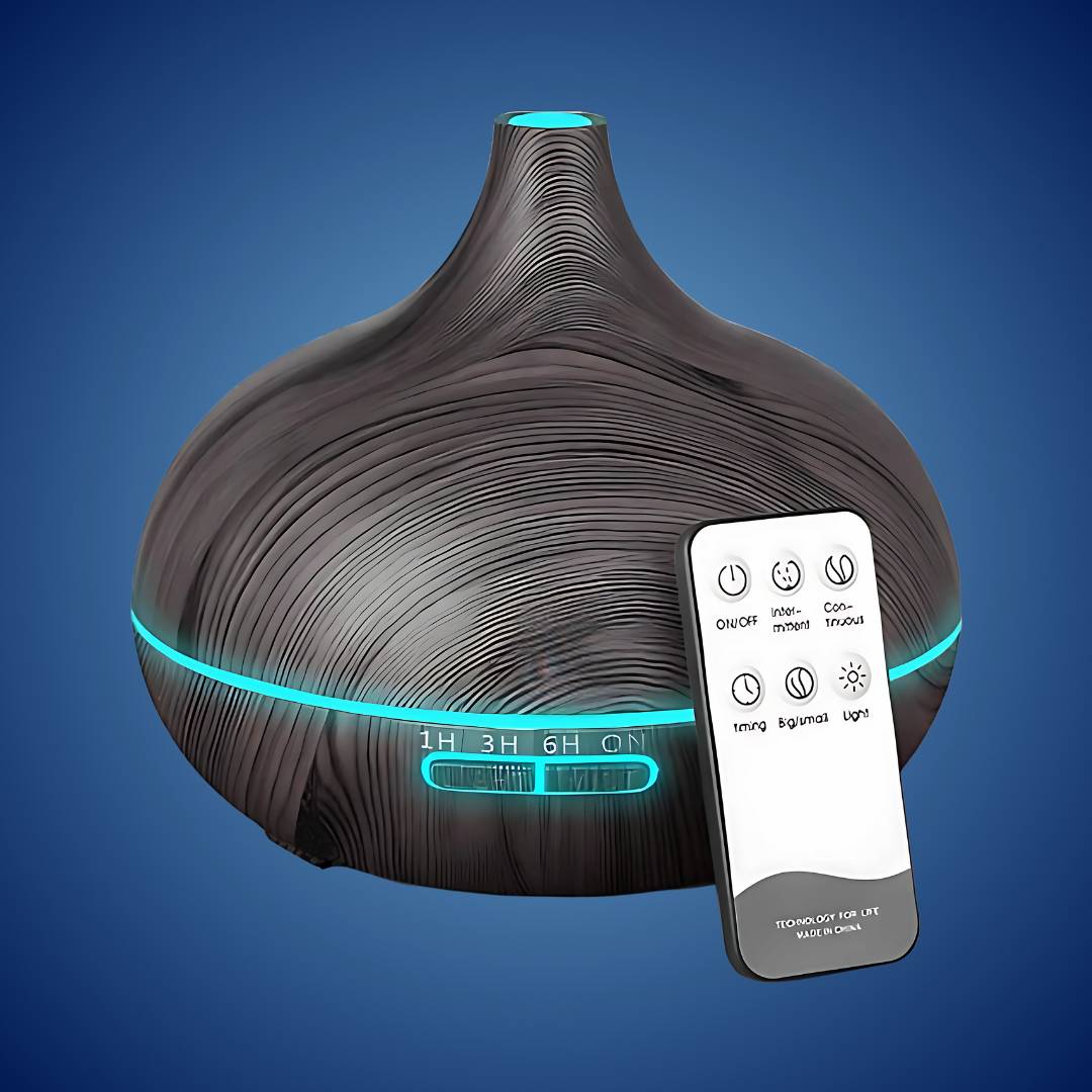 Aroma Diffuser Träådrad Luftfuktare för Hemmet