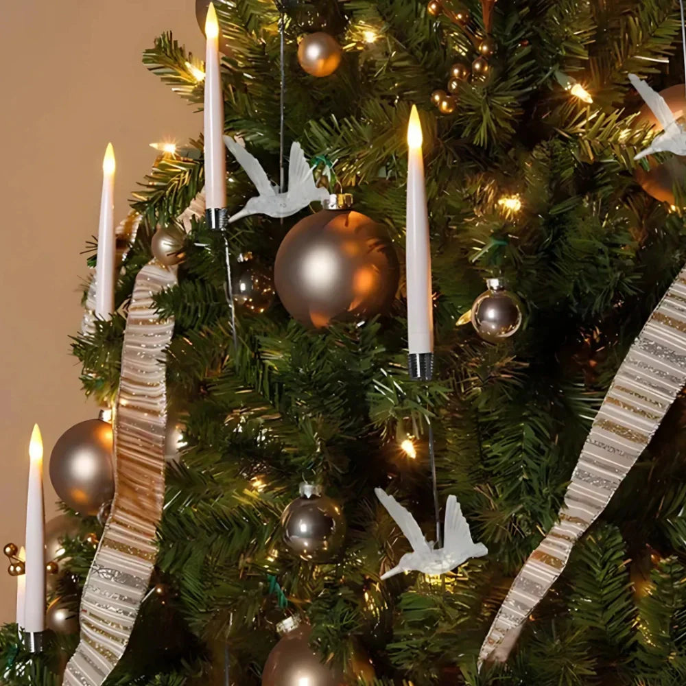 Julgransbelysning med fladdrande LED-ljus