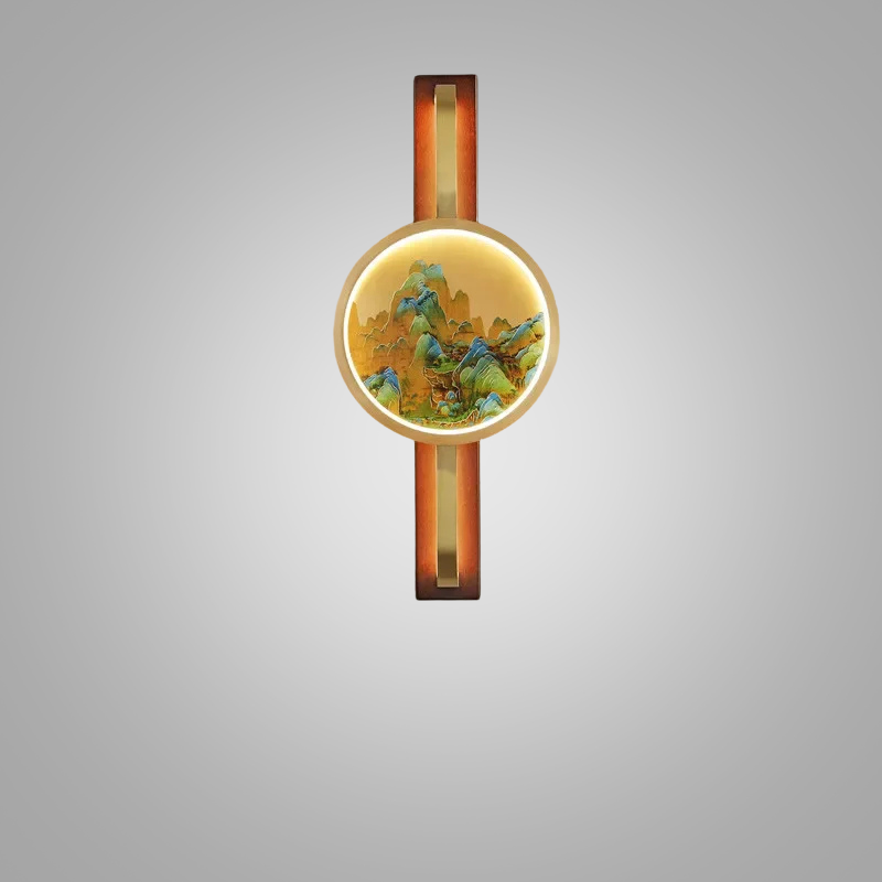 MessingLuxe - Tidsenlig Vägglampa