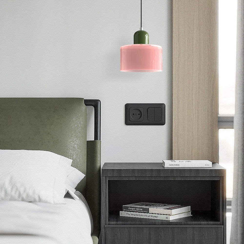 Bauhaus Glas Hänglampa | Modern Klotdesign | Justerbar Taklampa | Brick by Brick