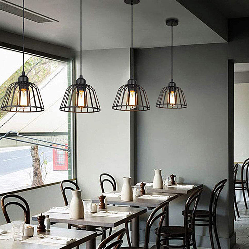 IndustrialOrbit - Svart Järn Hänglampa i Industriell Stil