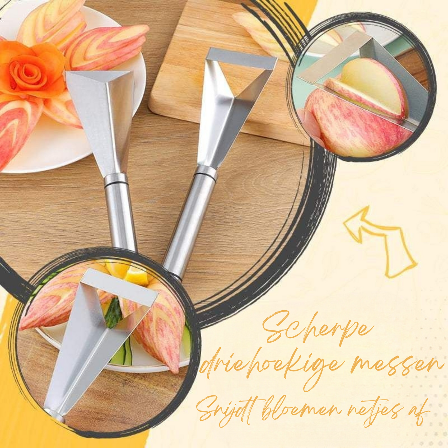 Carvallo | TriSlicer - Triangulär fruktskivare