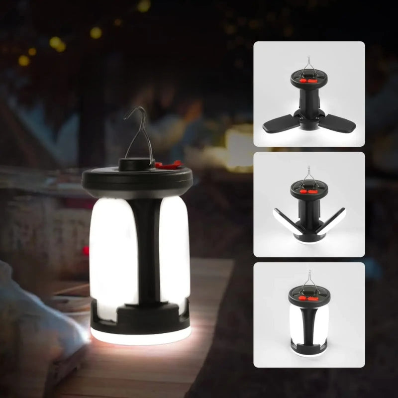 Carvallo – Vattentät LED campinglampa med solcellsladdning