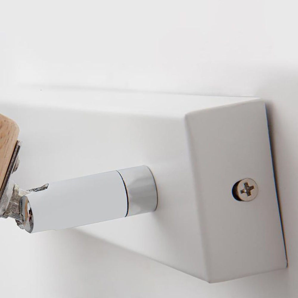 Ozawa Nordic LED Vägglampa Trä/Glas Vardagsrum/Matsal Vit