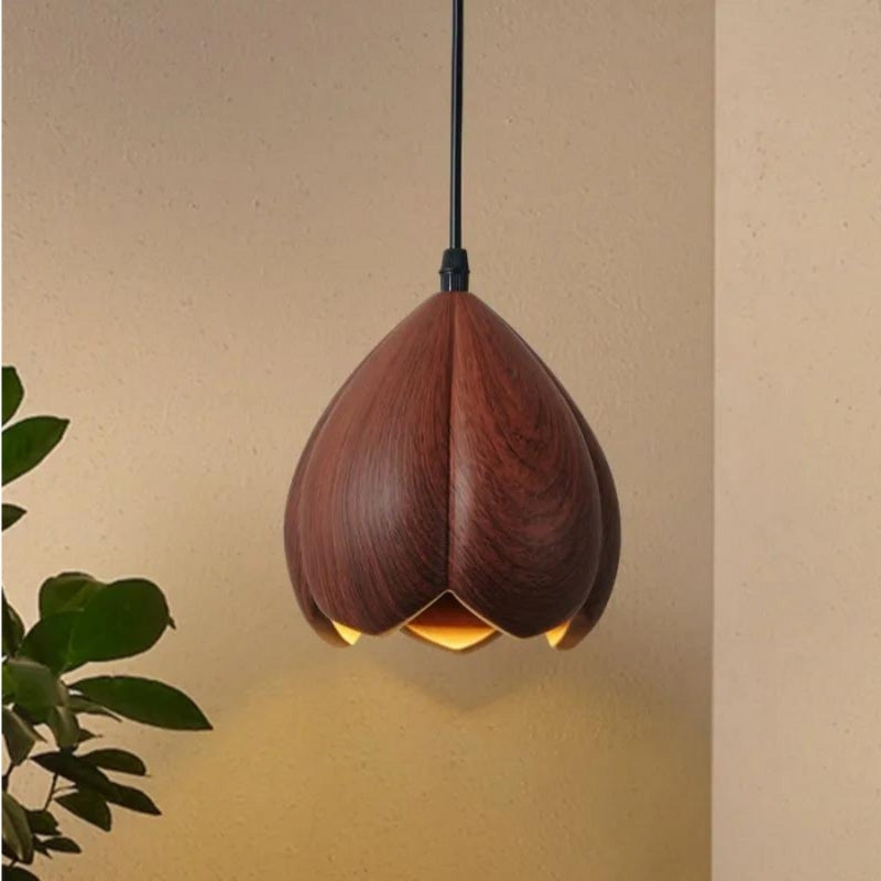 NatureGlow – Elegant klockformad pendellampa för mjukt ljus