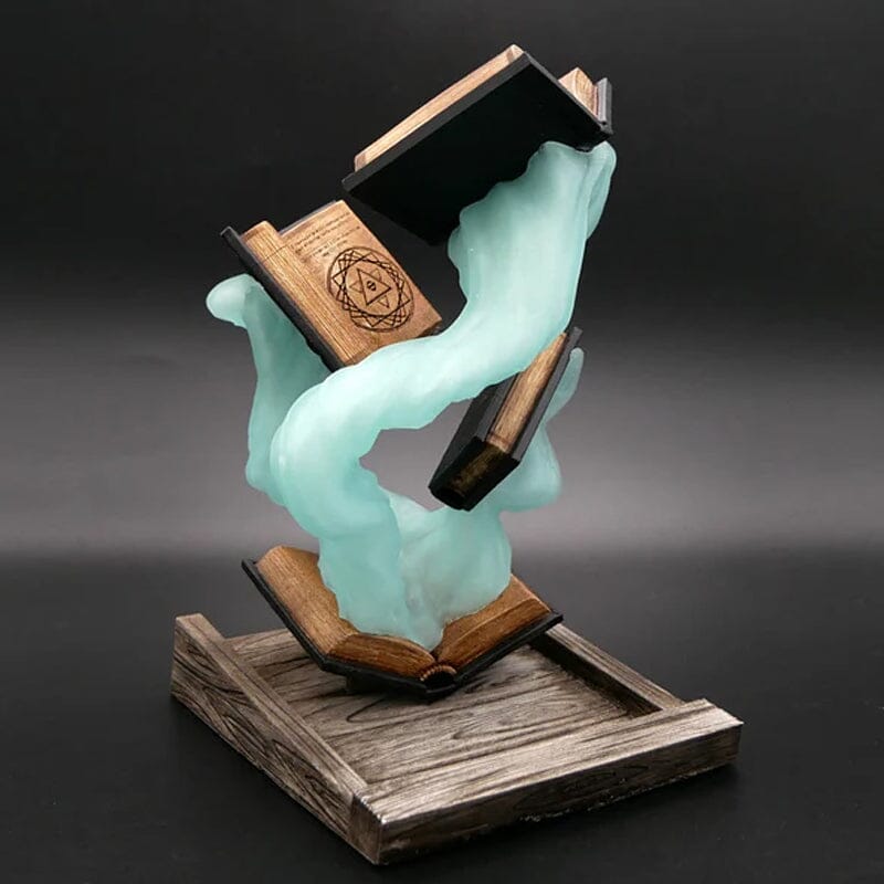 MystiCraft – Flytande öppna böcker med virvlande ånga för en magisk skärm