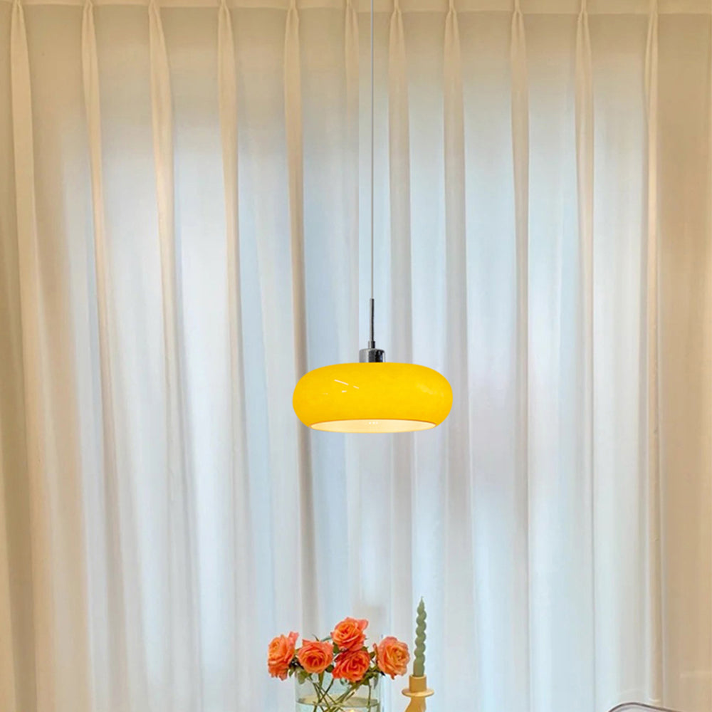 Hailie Modern LED Taklampa Orange/Vit Metall/Glas Vardagsrum/Sovrum