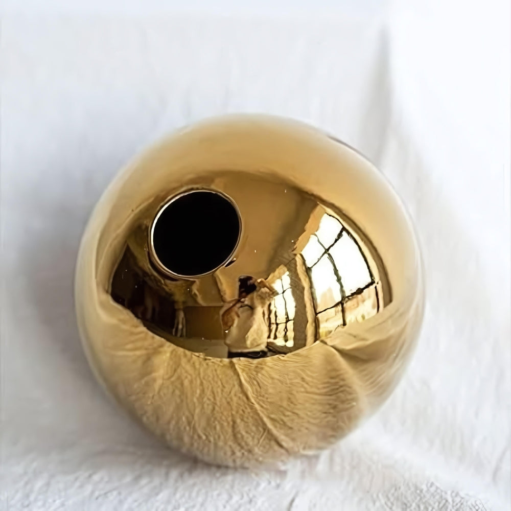 Opulent Golden Ball Vas Kollektion