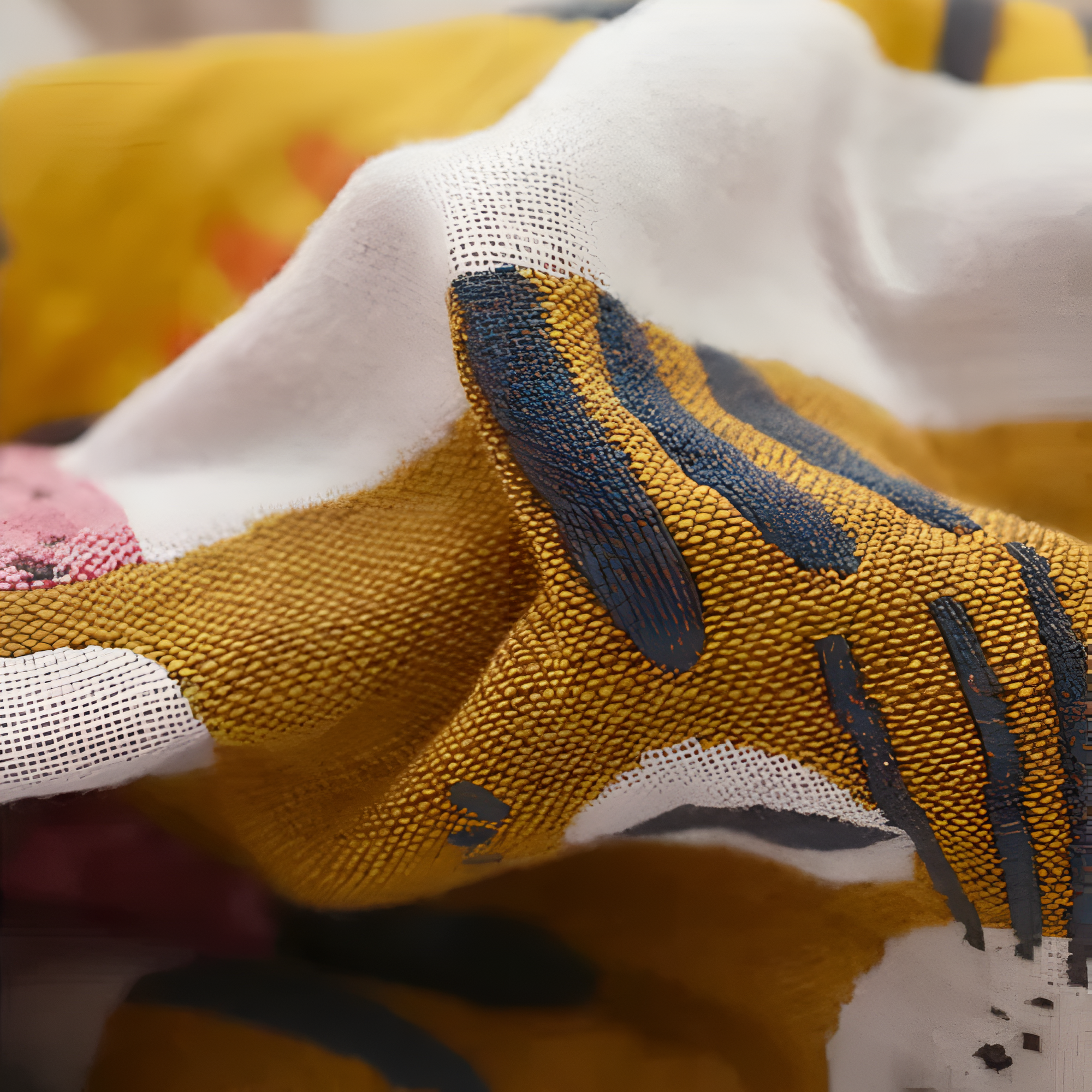 Fantastisk katt-tema vändbar filt